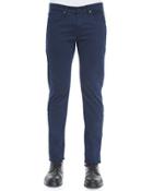 Kane Straight-leg Crown B Jeans, Navy