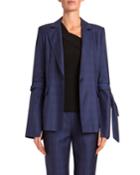 Wollaston Elbow-tie Windowpane Jacket