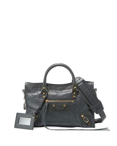 Classic City Small Arena Satchel Bag, Charcoal