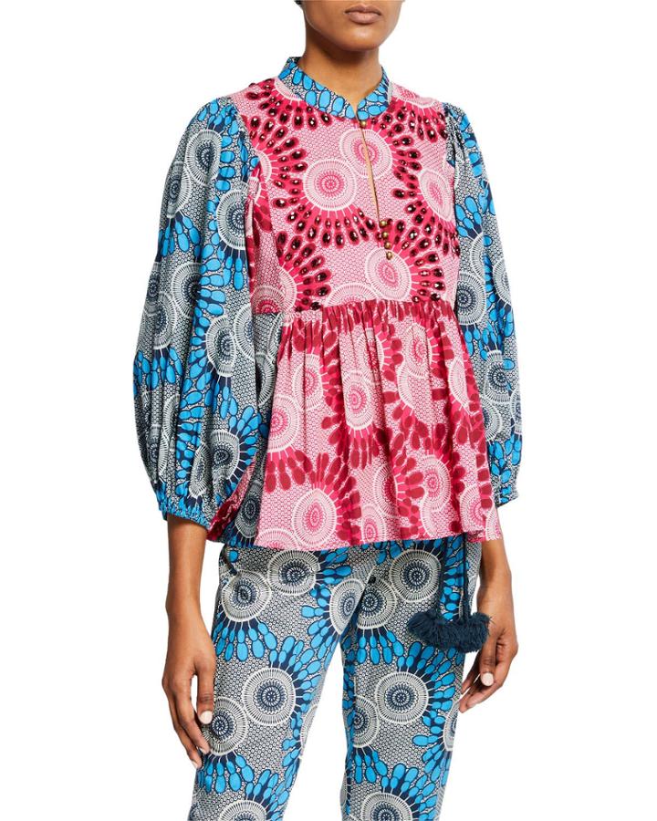 Nora Moon Floral Blouse