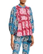 Nora Moon Floral Blouse