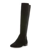 Orsay Suede Knee Boot, Black