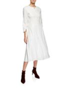 Ruched Sleeve Peasant