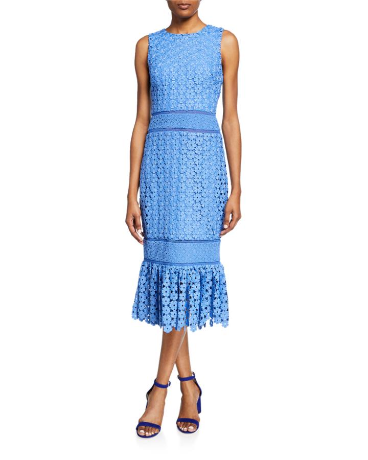 Sleeveless Combo Lace