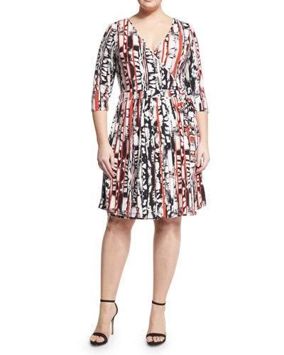 Isabella Jersey Wrap Dress,