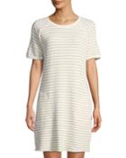 Molly Striped Terry T-shirt Dress