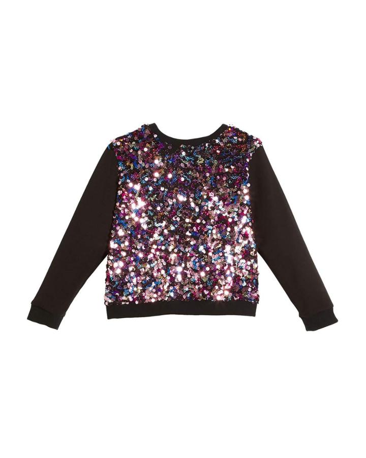 Sequin Combo Sweatshirt,