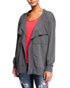 Plus Size Charlotte French Terry Cardigan