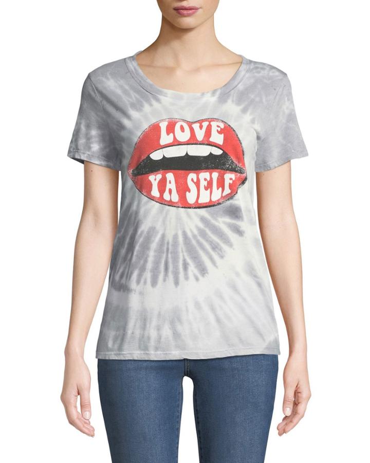 Love Ya Self Tie-dye Graphic Tee