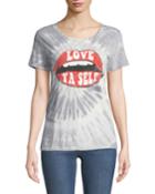 Love Ya Self Tie-dye Graphic Tee