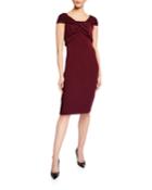 Stretch Crepe Off-the-shoulder