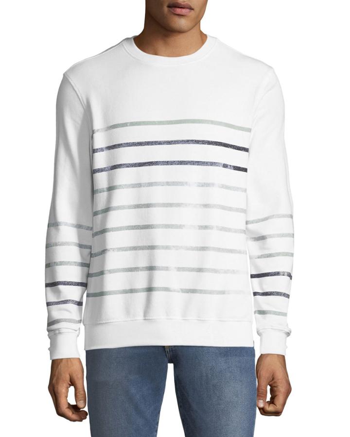 Men's Striped Crewneck