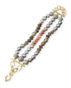 Three-strand Pearly Beaded Bracelet