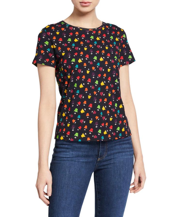 Rylyn Staceface Printed Crewneck Top