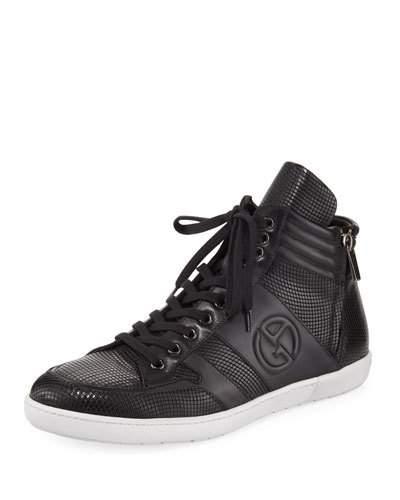 Smooth And Textured Leather