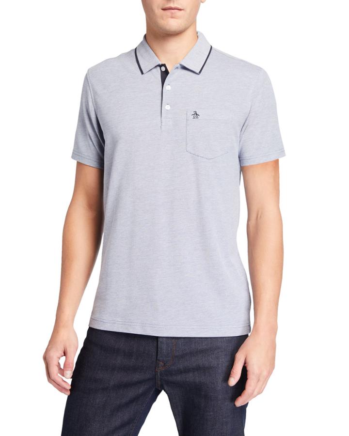 Men's Merl Birdseye Cotton Polo