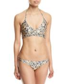 You Eye Wrap-top Swim Set,