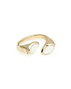 18k Prisma Bypass Ring, Mother-of-pearl,