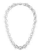 Large Oval-link Necklace, Clear