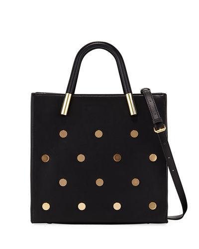 Betsy Round-stud Tote Bag