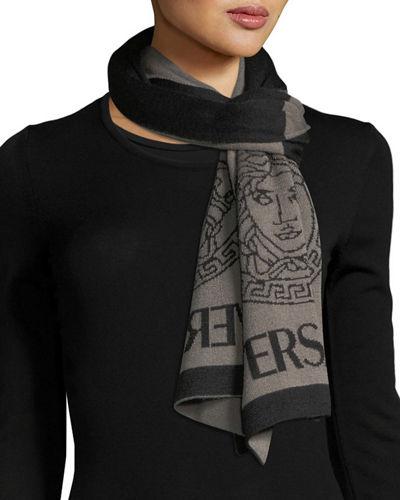 Wool-blend Logo-pattern