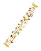 Mini Jaipur Five-strand Mixed-stone Bracelet