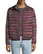 Men's Camo Quilted Long-sleeve Jacket