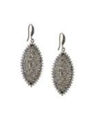 Champagne Diamond Pave Marquise Earrings