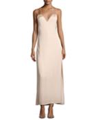 Jericho Double Spaghetti Strap Maxi Dress, Blush