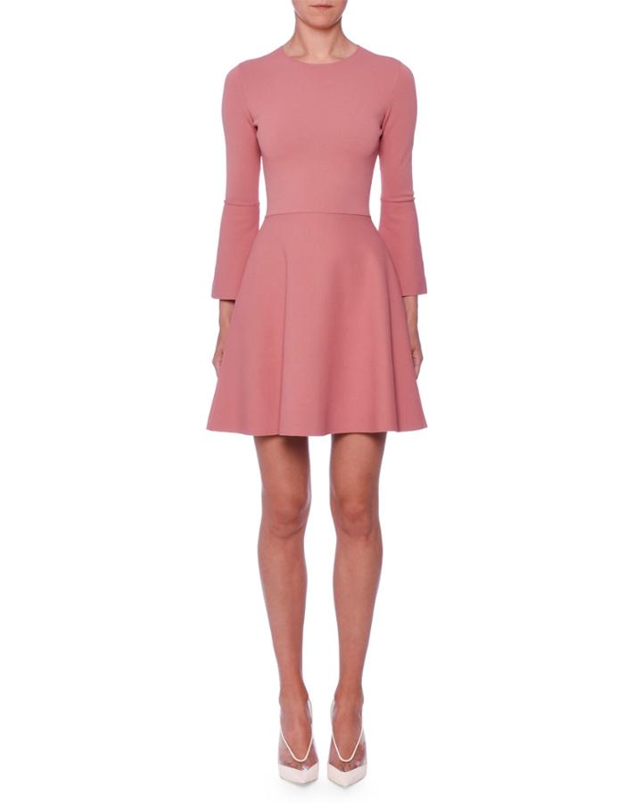 Bell-sleeve Fit-and-flare
