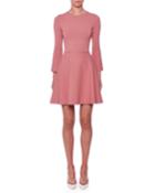 Bell-sleeve Fit-and-flare