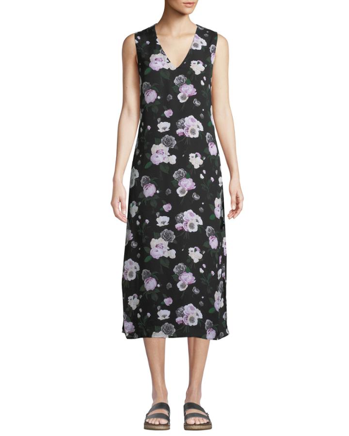 Connery Floral V-neck