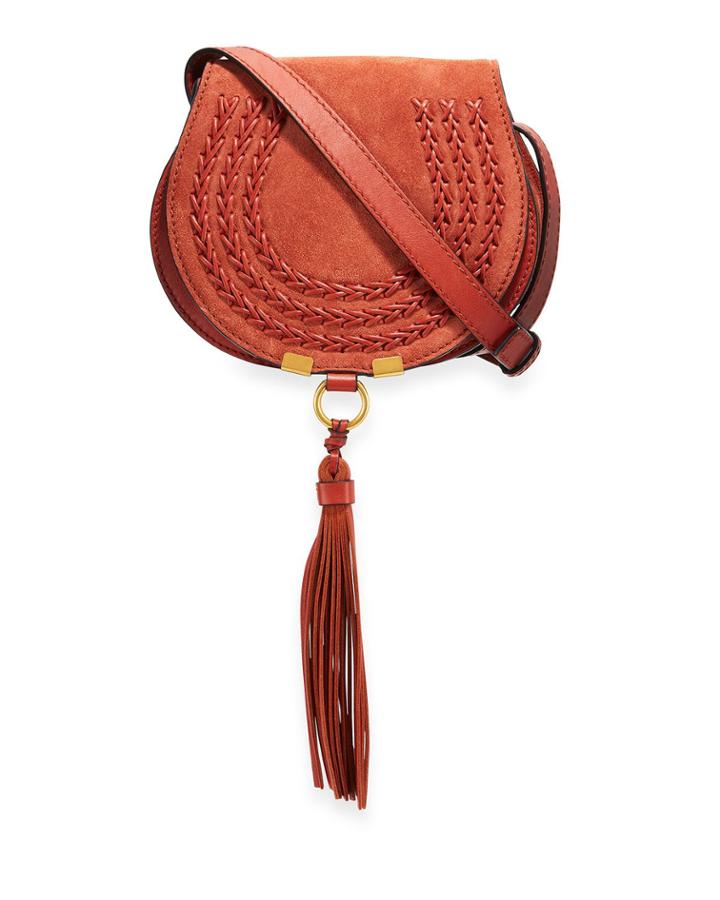 Marcie Mini Suede Crossbody Bag