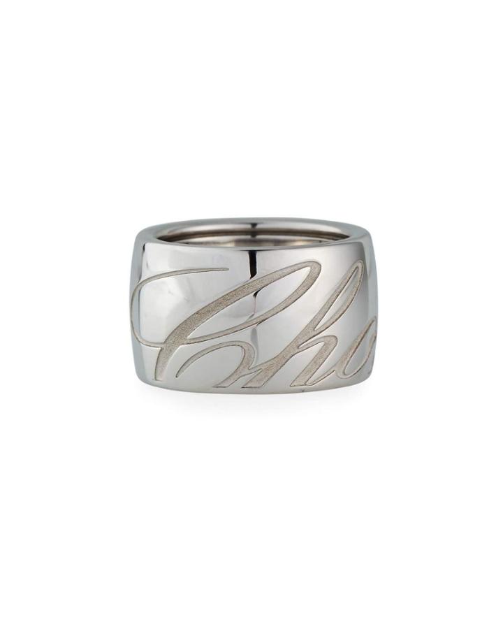 18k White Gold Chopardissimo Ring,