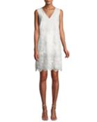 Camryn Floral-embroidered Cotton Dress