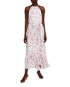 Freesia Floral-print Halter Dress