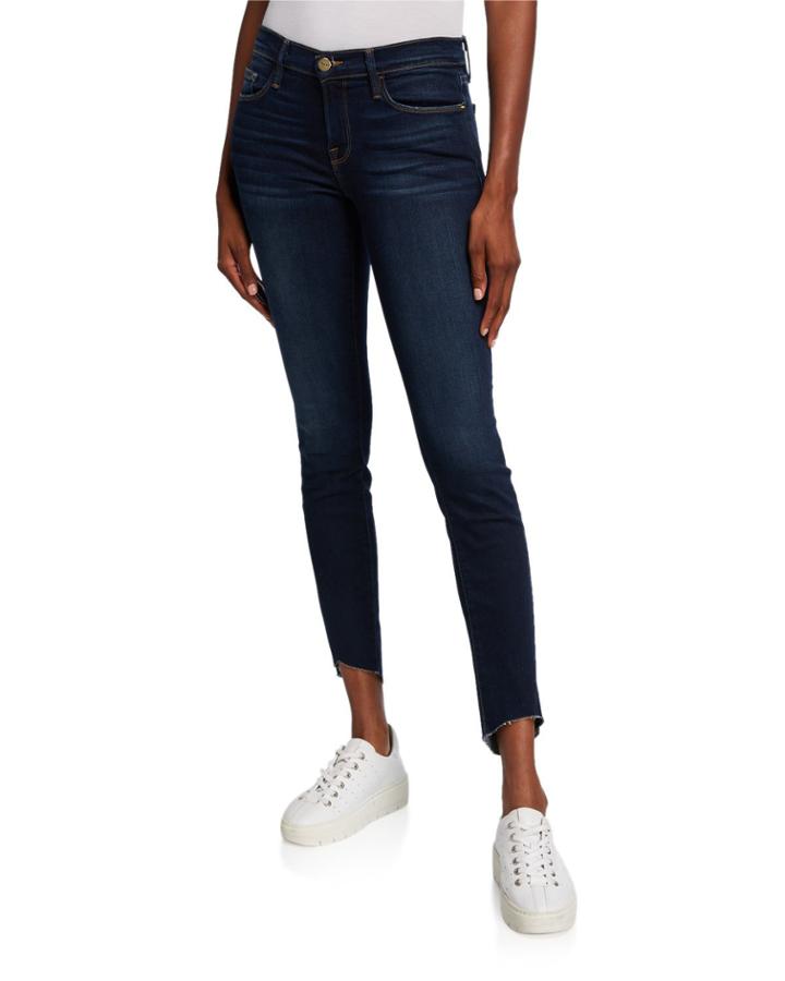 Le Skinny De Jeanne Mid-rise Scoop-hem Jeans