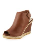Beatrice Leather Wedge