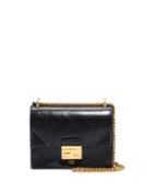 Kan Old Shiny Leather Crossbody Bag
