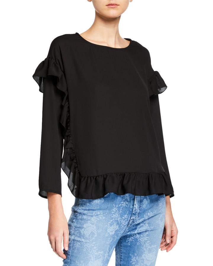 Ruffle Georgette Blouse