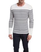 Striped Cashmere Crewneck