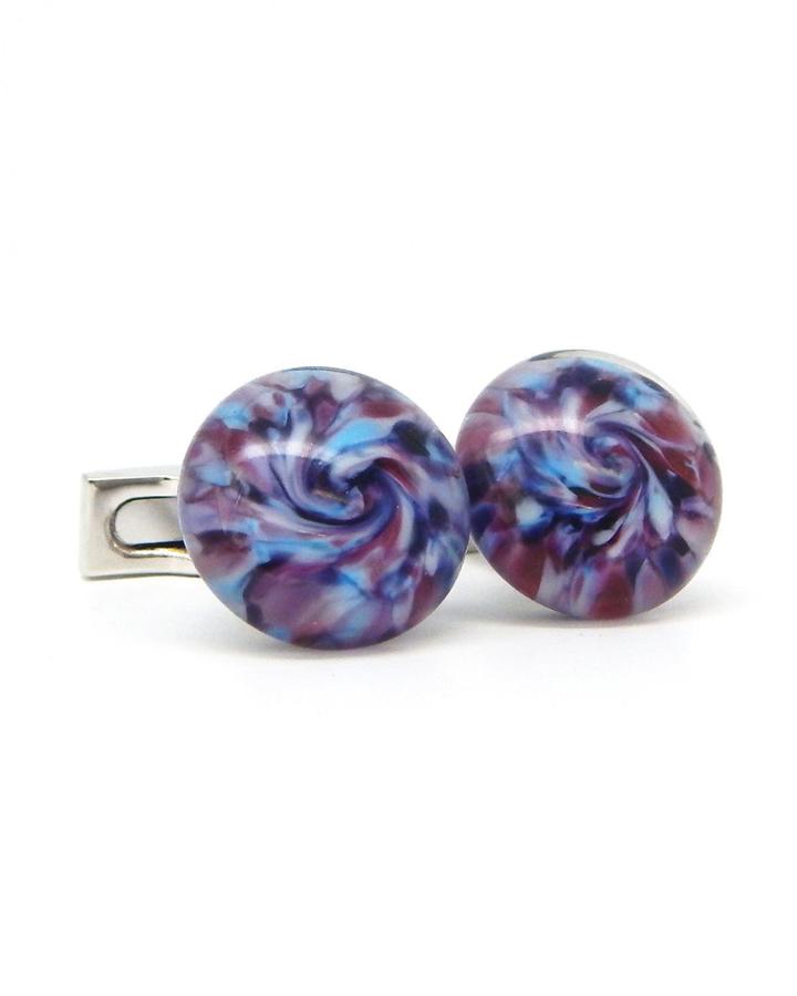 Swirled Multicolor Cufflinks