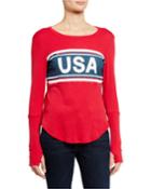 Usa Graphic Long