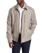 Men's Textured Bomber Jacket With