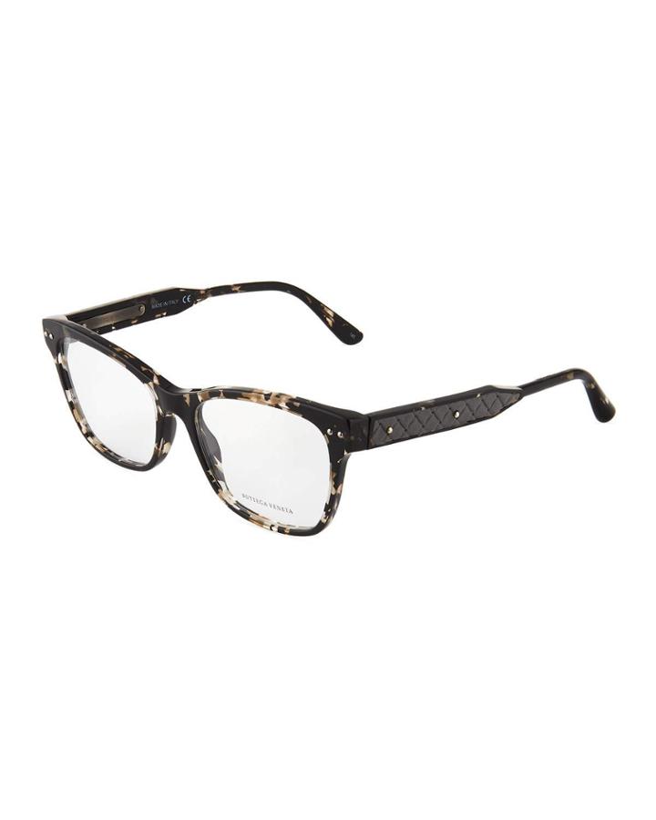 Rectangular Tortoiseshell Acetate Optical Frames