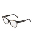 Rectangular Tortoiseshell Acetate Optical Frames