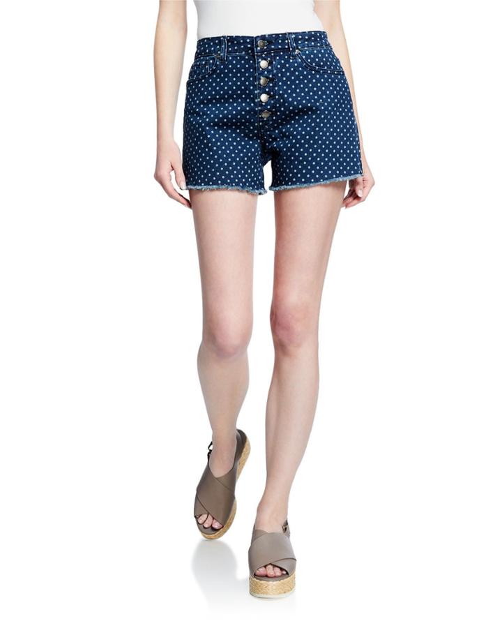 Betsy Polka Dot Cutoff Denim