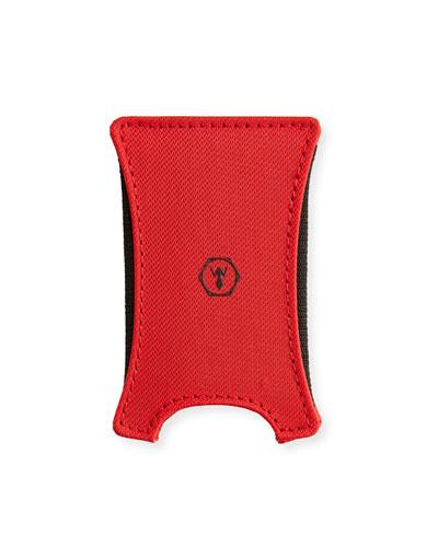 Rfid Blocking Card Holder Wallet, Black/red