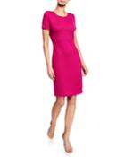 Short-sleeve Knit Dress