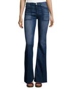 Harlow High-rise Flare Jeans, Bryant Blue